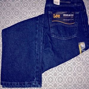 LEE Regular Fit Blue Jeans 32x32 Straight Leg Brand New.
